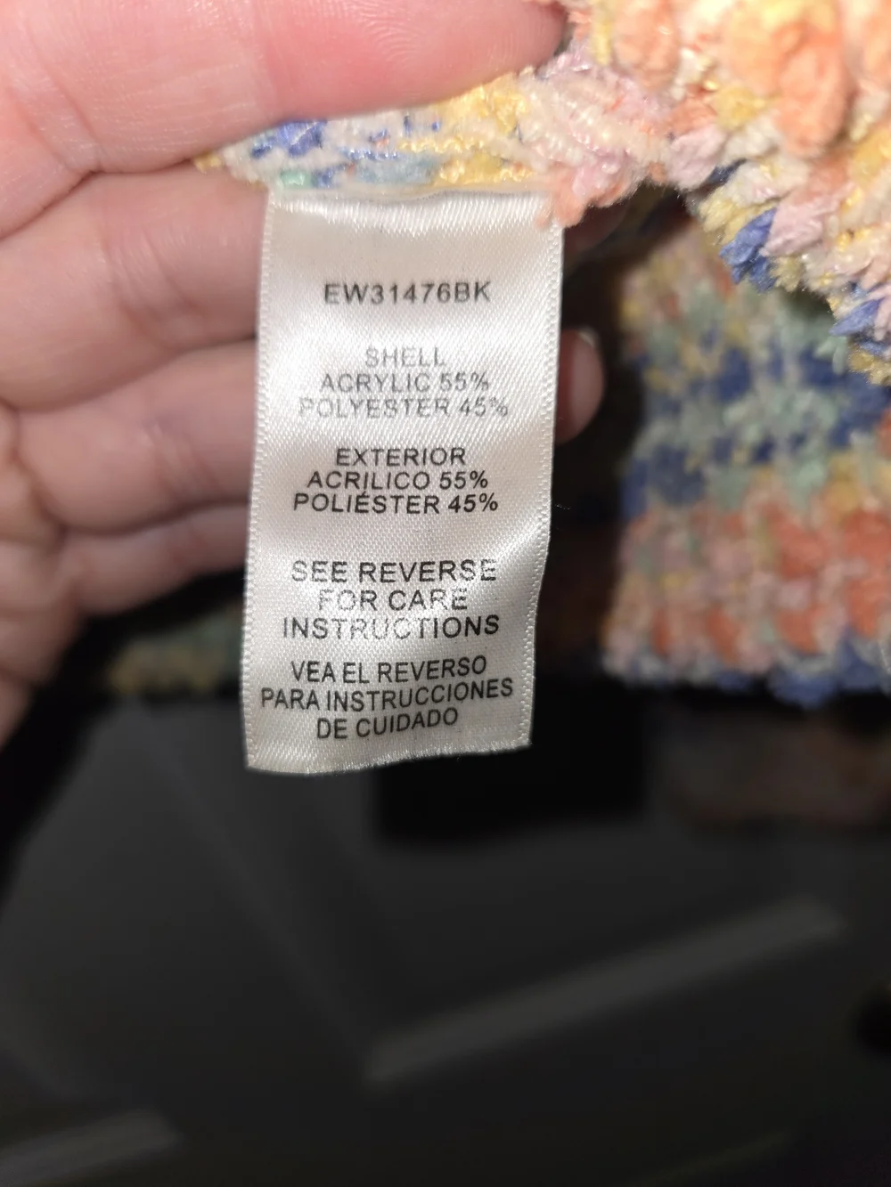 En Creme Pastel Multicolor Crewneck Sweater - Women's Cozy Knit